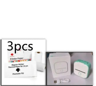 Portable Mini Thermal Label Printer Home Photo Printer Student Wrong Question Printer Bluetooth-compatible Mini Label Printer Price Tag AliExpress