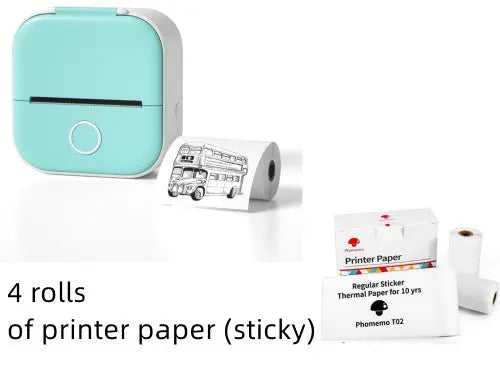 Portable Mini Thermal Label Printer Home Photo Printer Student Wrong Question Printer Bluetooth-compatible Mini Label Printer Price Tag AliExpress