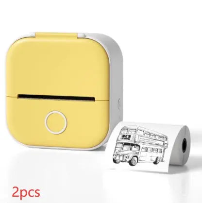 Portable Mini Thermal Label Printer Home Photo Printer Student Wrong Question Printer Bluetooth-compatible Mini Label Printer Price Tag AliExpress