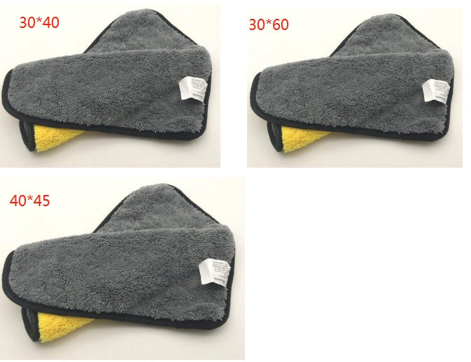 Two-color Couble-sided Car Dual-use Cleaning Car Wash Towel AliExpress