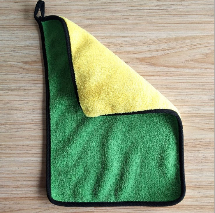 Two-color Couble-sided Car Dual-use Cleaning Car Wash Towel AliExpress