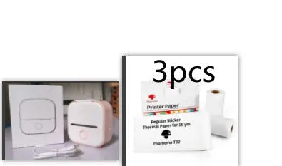 Portable Mini Thermal Label Printer Home Photo Printer Student Wrong Question Printer Bluetooth-compatible Mini Label Printer Price Tag AliExpress