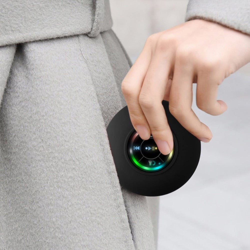 Mini Waterproof RGB Bluetooth Speaker Yellow Pandora