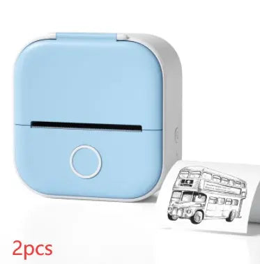 Portable Mini Thermal Label Printer Home Photo Printer Student Wrong Question Printer Bluetooth-compatible Mini Label Printer Price Tag AliExpress