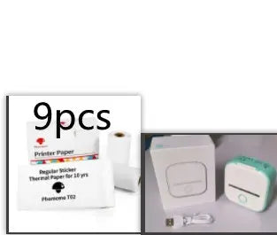 Portable Mini Thermal Label Printer Home Photo Printer Student Wrong Question Printer Bluetooth-compatible Mini Label Printer Price Tag AliExpress