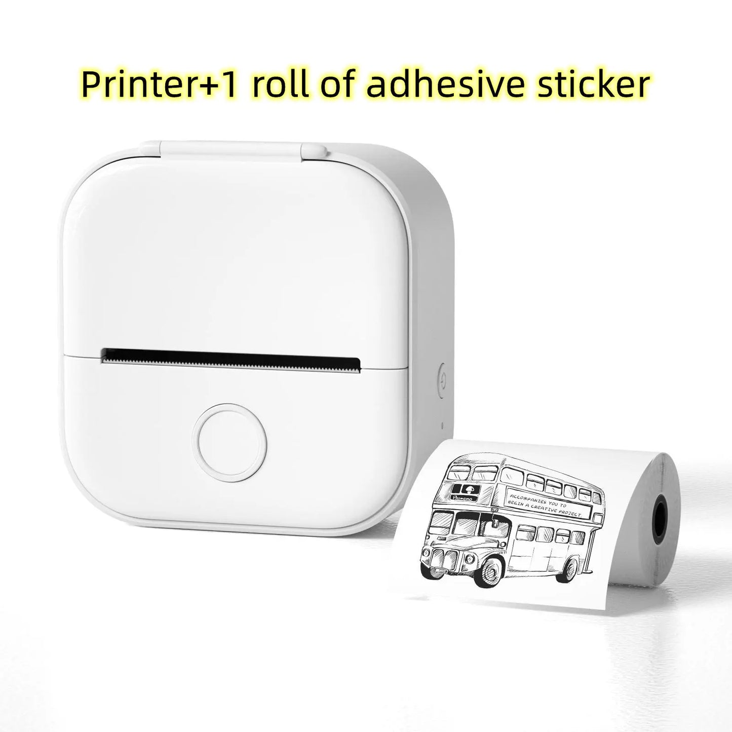 Portable Mini Thermal Label Printer Home Photo Printer Student Wrong Question Printer Bluetooth-compatible Mini Label Printer Price Tag AliExpress