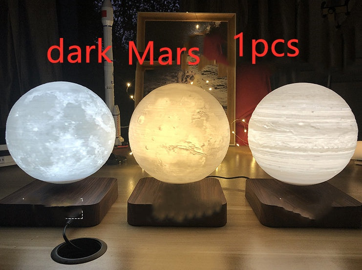 Magnetic Levitation Table Lamp Moon Light 3D Printing Planet Night Light AliExpress