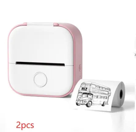 Portable Mini Thermal Label Printer Home Photo Printer Student Wrong Question Printer Bluetooth-compatible Mini Label Printer Price Tag AliExpress