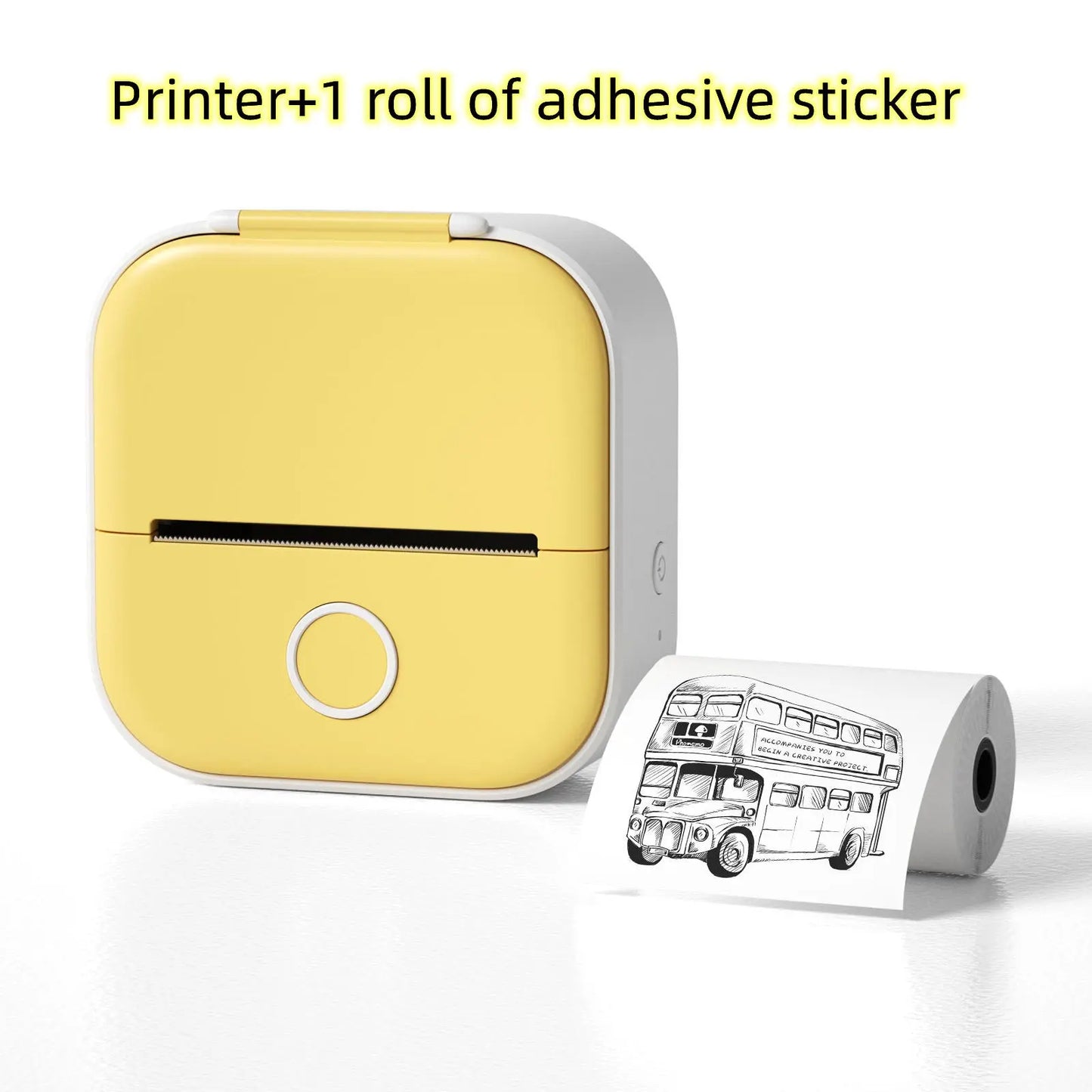 Portable Mini Thermal Label Printer Home Photo Printer Student Wrong Question Printer Bluetooth-compatible Mini Label Printer Price Tag AliExpress