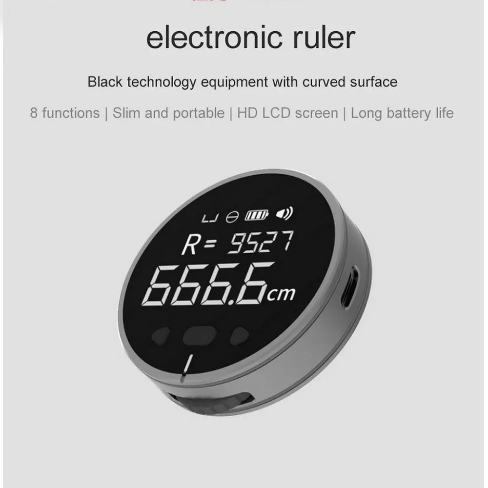 Distance Measuring Instrument Electronic Measuring Ruler Tape Measure High Definition Digital LCD High Precision Electronic Measuring Ruler Tool AliExpress