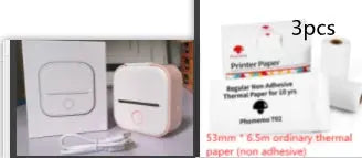 Portable Mini Thermal Label Printer Home Photo Printer Student Wrong Question Printer Bluetooth-compatible Mini Label Printer Price Tag AliExpress
