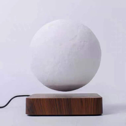 Magnetic Levitation Table Lamp Moon Light 3D Printing Planet Night Light - Luxora