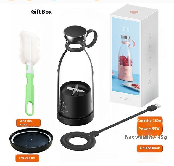 350ML Electric Juicer Blender Mixer USB Rechargeable Machine Household Portable Blender Maker Cup Kitchen Tool Kit AliExpress