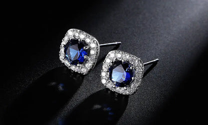 Set Square Necklace Stud Jewelry Set AliExpress