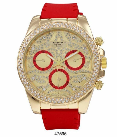 53MM Milano Expressions Iced Out Silicon Band Orchid Millie