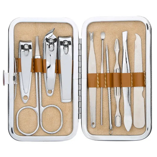 Checkered 10-piece set nail set AliExpress