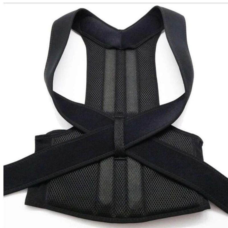 Adjustable Posture Corrector Low Back Support Shoulder Brace Belt For Puce Gaia