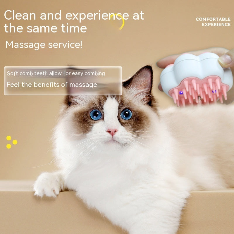 Pet Steam Hair Removal Comb Pet Steam Massage Comb Body Relax And Crimson Medea