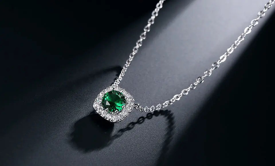 Set Square Necklace Stud Jewelry Set AliExpress