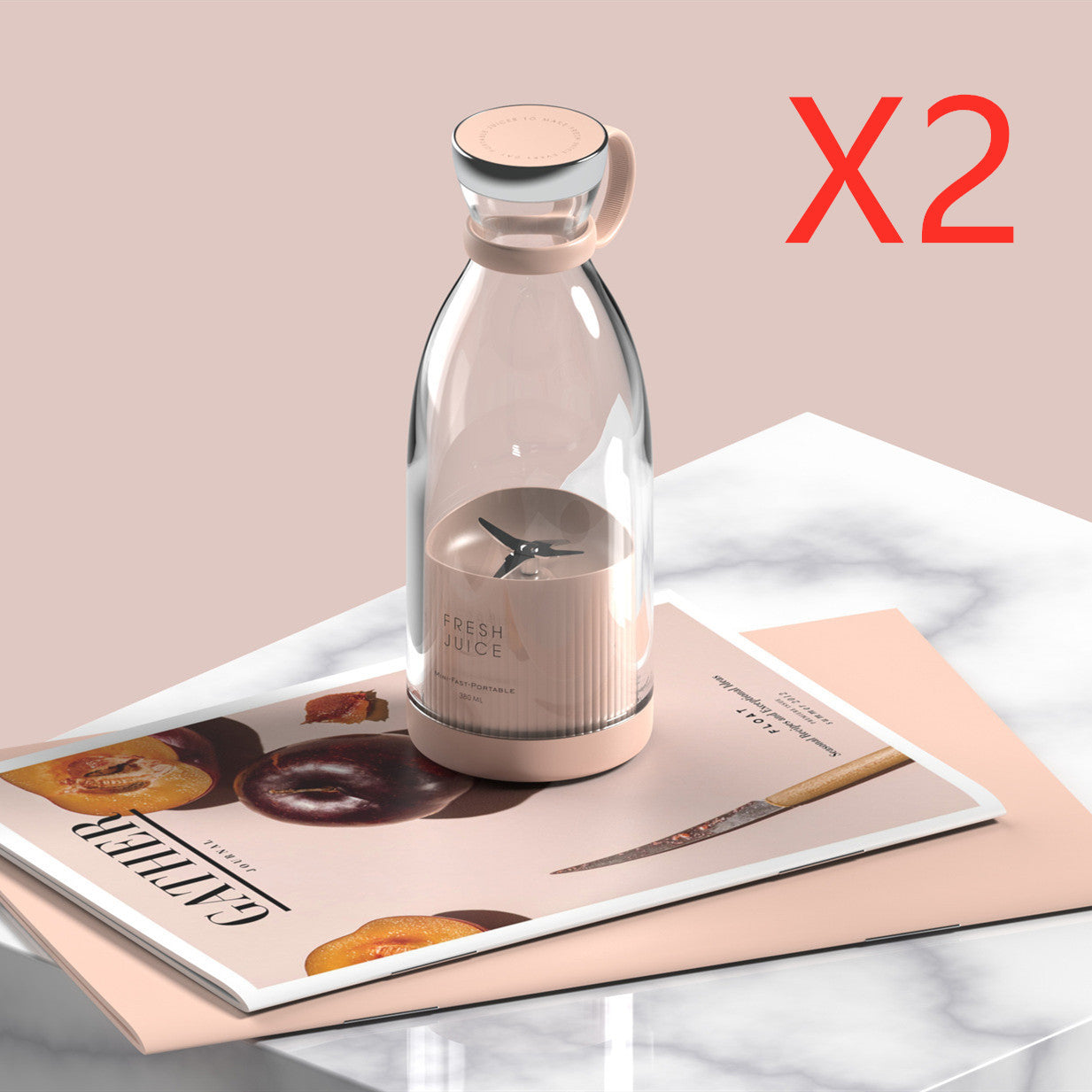 350ML Electric Juicer Blender Mixer USB Rechargeable Machine Household Portable Blender Maker Cup Kitchen Tool Kit AliExpress