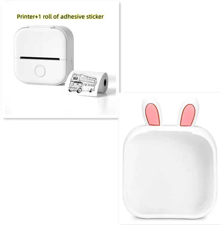 Portable Mini Thermal Label Printer Home Photo Printer Student Wrong Question Printer Bluetooth-compatible Mini Label Printer Price Tag AliExpress