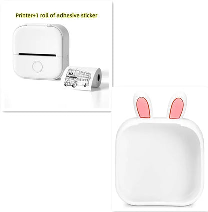Portable Mini Thermal Label Printer Home Photo Printer Student Wrong Question Printer Bluetooth-compatible Mini Label Printer Price Tag AliExpress