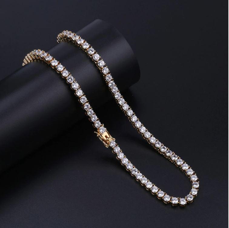 SPARKLE 4MM 925 Tennis Choker | 928552 Lilac Quartz