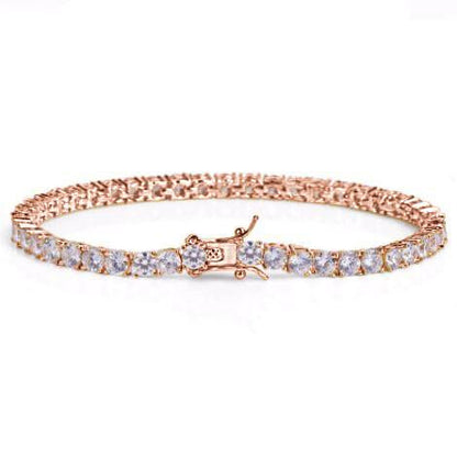 ROCK 4MM One Row Tennis Bracelet | 960545 Lilac Quartz