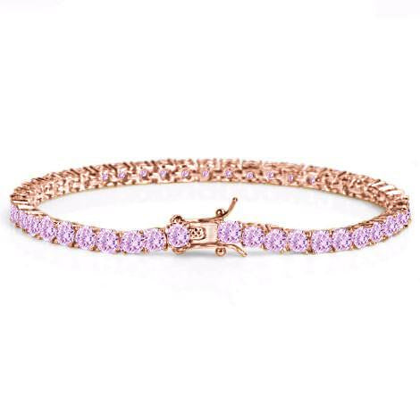 ROCK 4MM One Row Tennis Bracelet | 960545 Lilac Quartz