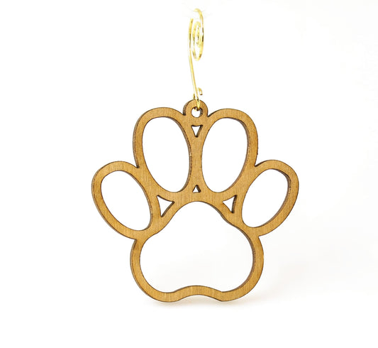 Dog Paw Ornament # 9998 Red Sunflower