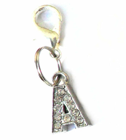 A-Z Crystal Letter Pet Charms Salmon Oscar