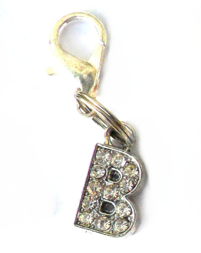 A-Z Crystal Letter Pet Charms Salmon Oscar