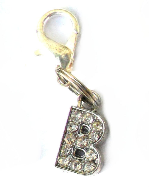 A-Z Crystal Letter Pet Charms Salmon Oscar