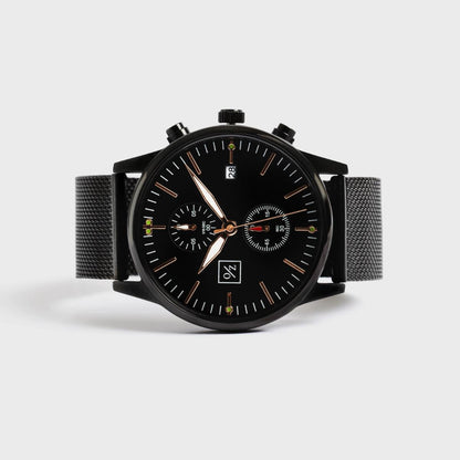Men's Steel Mesh-Belt Watch Lime Dionysus