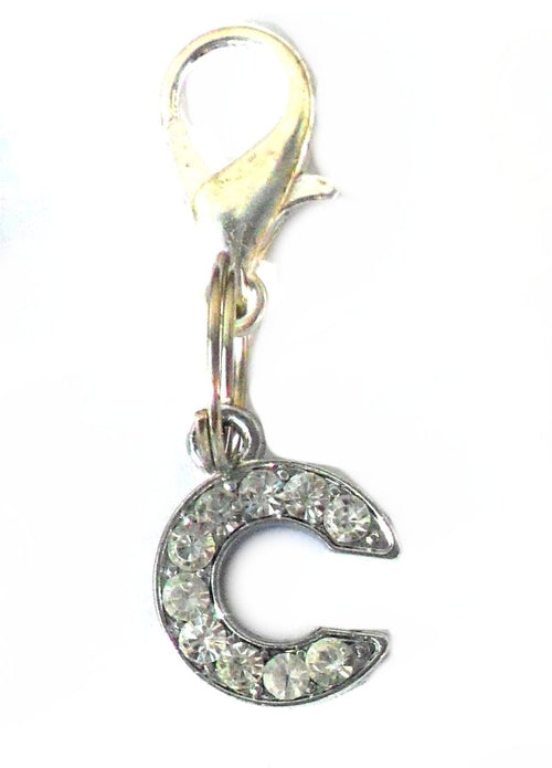 A-Z Crystal Letter Pet Charms Salmon Oscar
