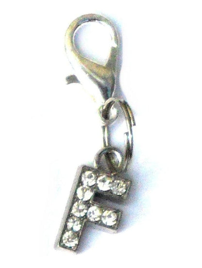 A-Z Crystal Letter Pet Charms Salmon Oscar
