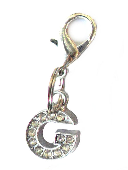 A-Z Crystal Letter Pet Charms Salmon Oscar