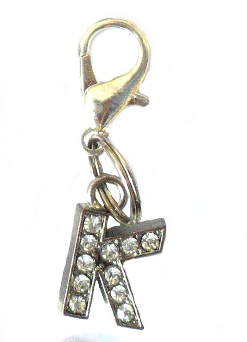 A-Z Crystal Letter Pet Charms Salmon Oscar