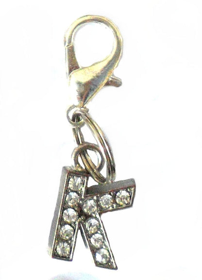 A-Z Crystal Letter Pet Charms Salmon Oscar
