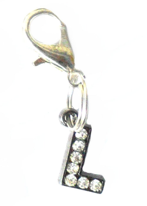 A-Z Crystal Letter Pet Charms Salmon Oscar