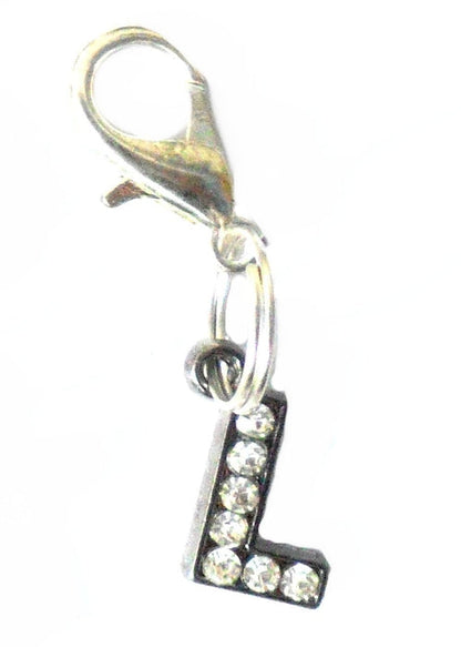 A-Z Crystal Letter Pet Charms Salmon Oscar