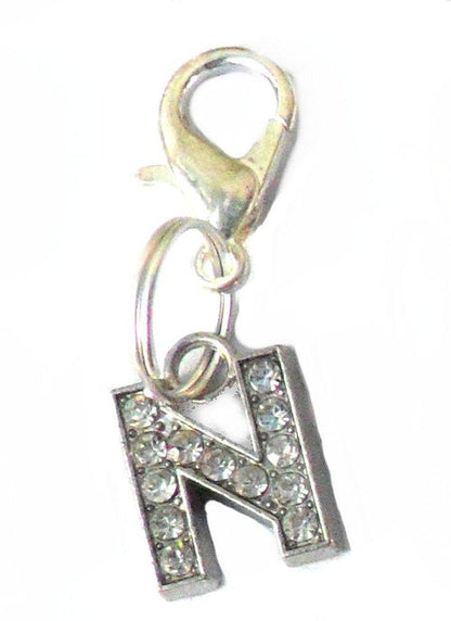 A-Z Crystal Letter Pet Charms Salmon Oscar
