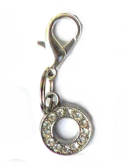 A-Z Crystal Letter Pet Charms Salmon Oscar