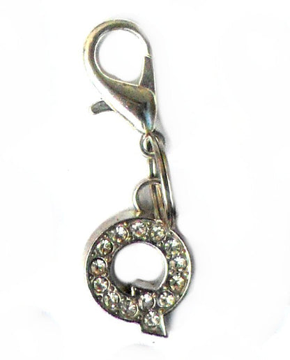 A-Z Crystal Letter Pet Charms Salmon Oscar