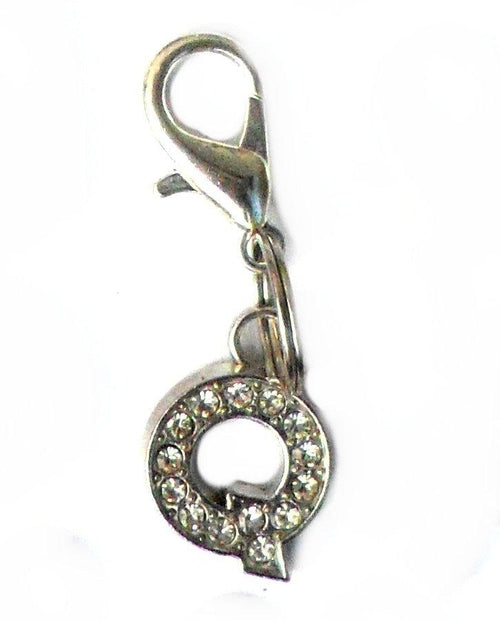 A-Z Crystal Letter Pet Charms Salmon Oscar