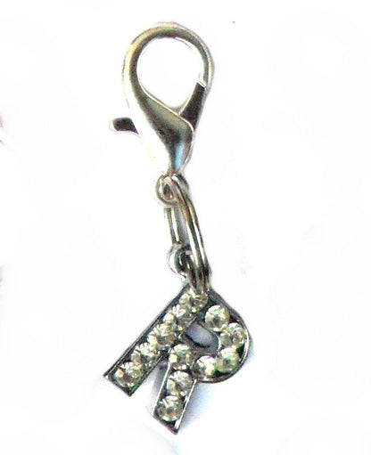 A-Z Crystal Letter Pet Charms Salmon Oscar