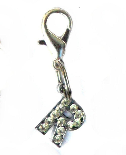 A-Z Crystal Letter Pet Charms Salmon Oscar