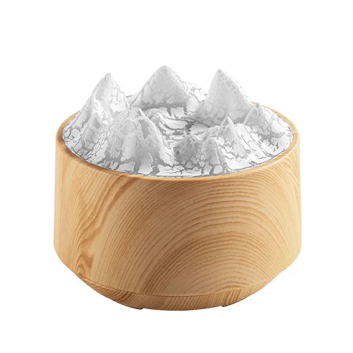 New Volcanic Crack Aromatherapy Wood Grain Humidifier Home Office Maroon Asteria