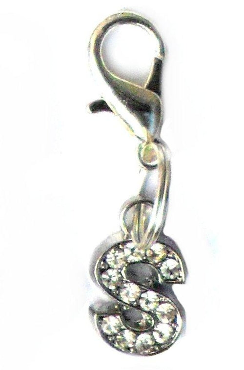 A-Z Crystal Letter Pet Charms Salmon Oscar