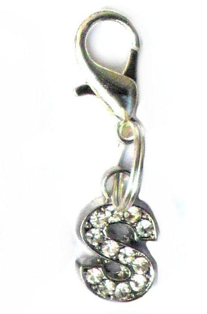 A-Z Crystal Letter Pet Charms Salmon Oscar